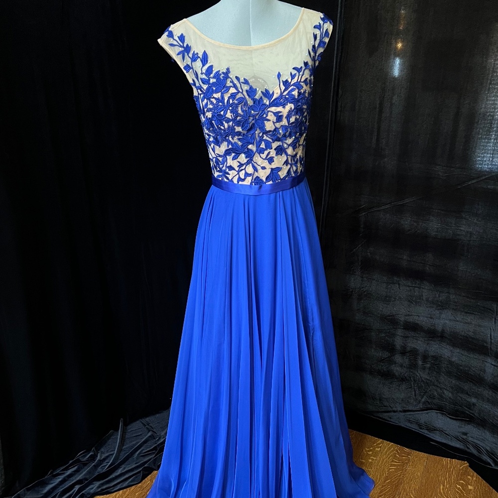 Sheri Hill Royal Blue Gown